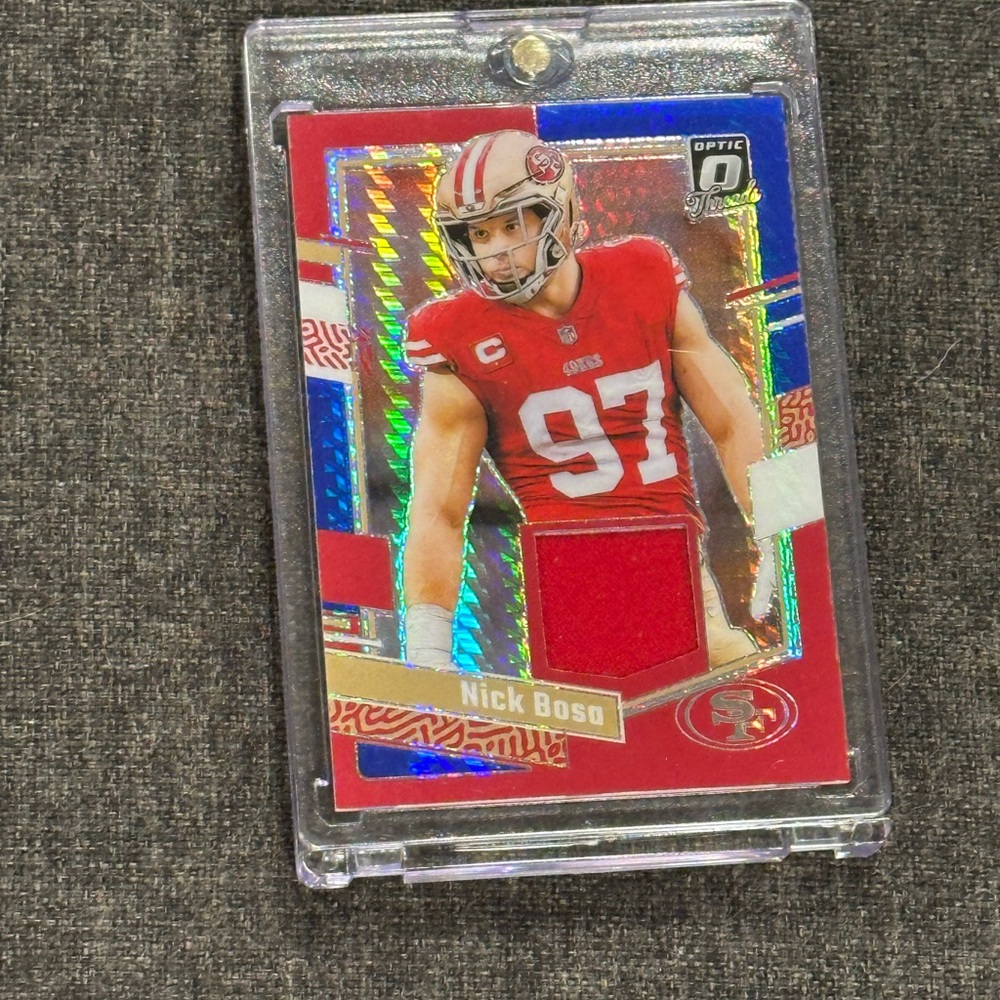 Nick Bosa Patch Panini Optic Football Threads 2023